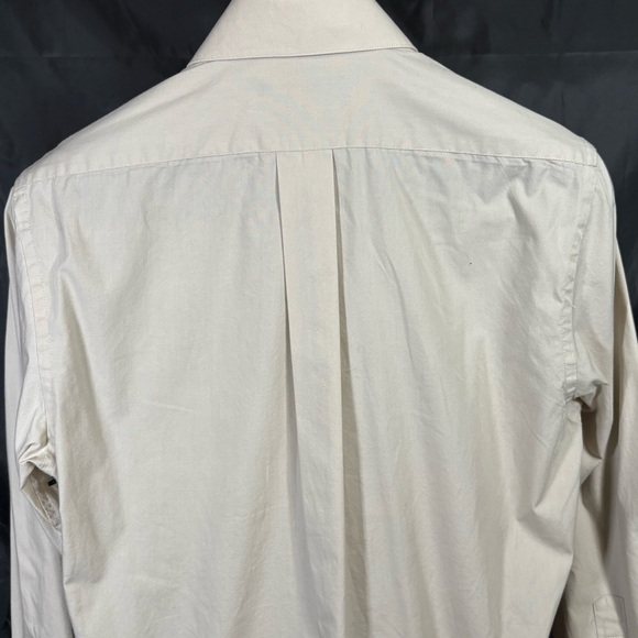 Alexander Julian Men's Beige Dress Shirt Sz S 14-14 1/2 - Picture 4 of 10